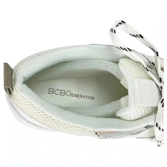 BCBGeneration Womens Sneakers 8.5M Weddi Mirrored Patent Leather - Picture 9 of 16